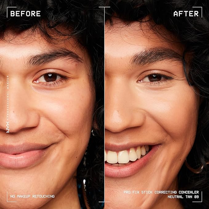 NYX PROFESSIONAL MAKEUP Pro Fix Stick Correcting Concealer, Buildable Medium Coverage Concealer Stick - Neutral Tan