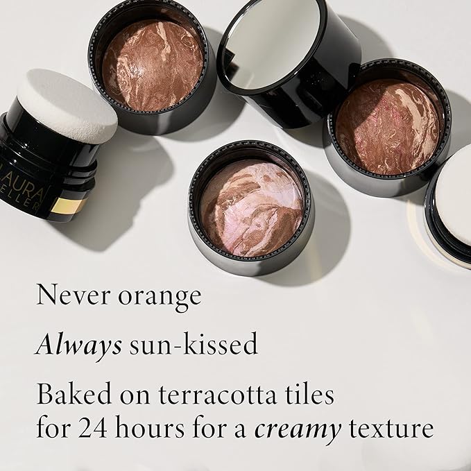 LAURA GELLER NEW YORK Bronze-n-Brighten Baked To Go - Travel Size - Medium - Natural Bronze Glow
