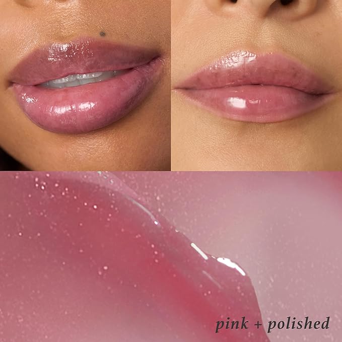 Julep 24/7 Lip Treatment – Hydrating & Glossy Lip Balm and Lip Sleeping Mask with Shea Butter – Moisturize, Protect & Soothe – Vegan & Cruelty-Free - Pink & Polished