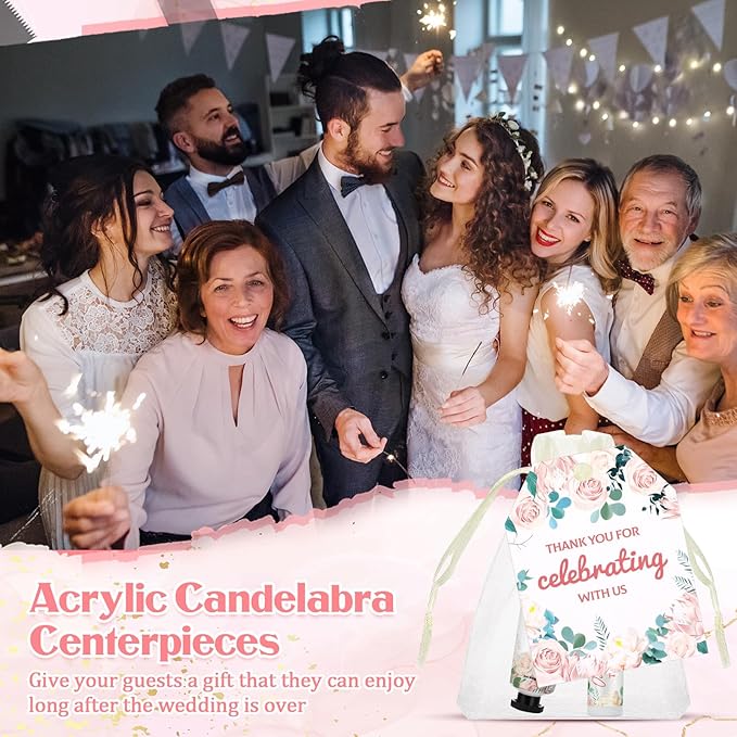 25 Set Wedding Lip Balms and Hand Cream Gift Set Include 25 Moisturizing Hand Care Cream 25 Lip Balms with Thank You Cards and Bags Bridesmaid Gift Set for Bridal Shower Wedding(Floral)