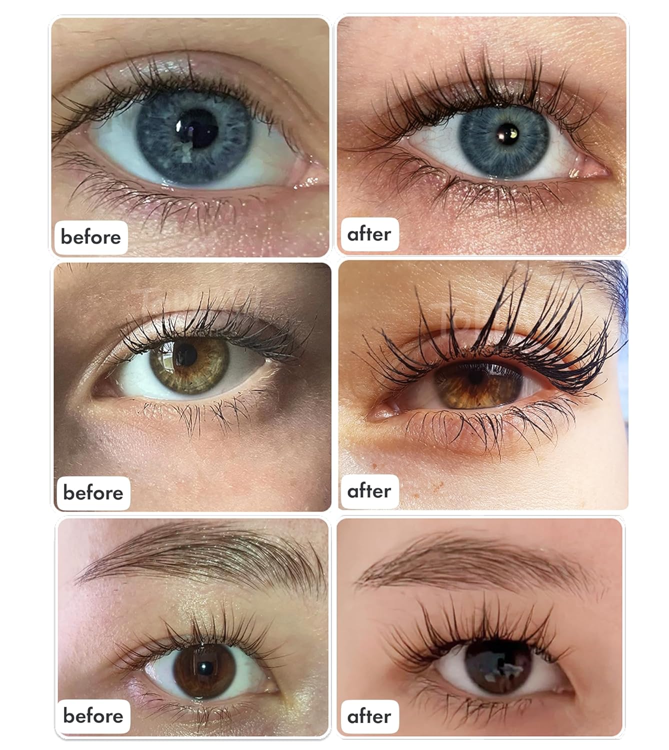 XL Lash and Brow Booster, Growth Serum with Eyelash and Eyebrow Enhancer, Promotes Stronger, Thicker, Healthier Lashes with Botanicals and Peptides - 0,2 Fl Oz(6 ml)