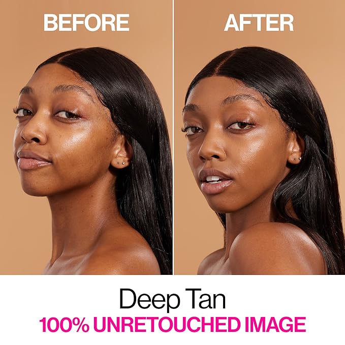 wet n wild Bare Focus Skin Tint, 5% Niacinamide Enriched, Buildable Sheer Lightweight Coverage, Natural Radiant Finish, Hyaluronic & Vitamin Hydration Boost, Cruelty-Free & Vegan - Deep Tan