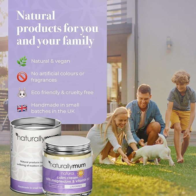 Magnesium Cream with Vitamin D3 [4 Fl Oz] - Magnesium and VIT D Lotion - Turmeric & Arnica Calm Cream - Magnesium and VIT D3 - Lavender