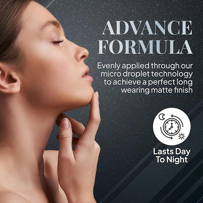 ERA Beauty ERA Face spray makeup (Y1 Creamy Vanilla, 2.25 oz) - airbrush foundation, everyday, buildable, professional spray on cosmetics