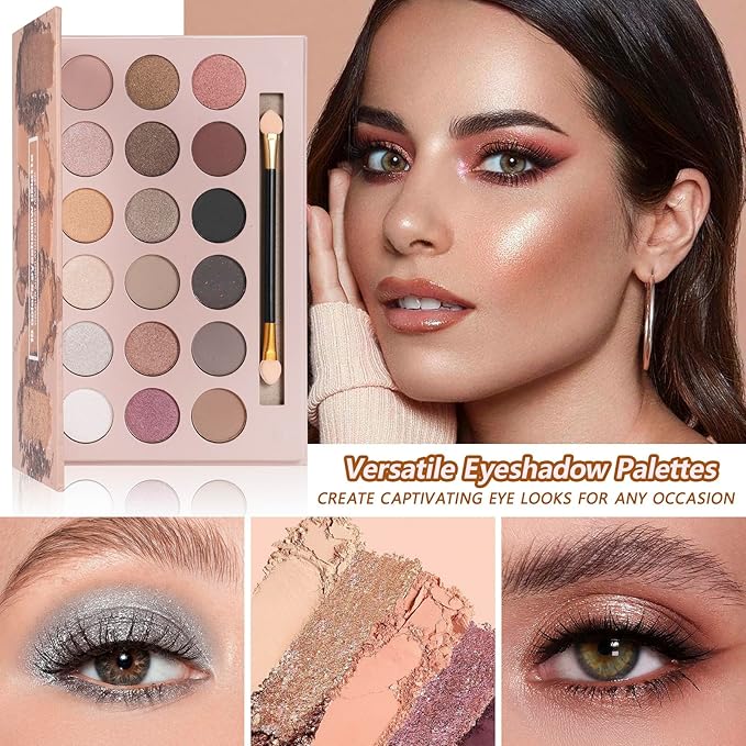 Makeup Sets Teens Makeup Kit for Women Full Kit Makeup Kits for Women Gift Eyeshadow Palette Concealer Palette Lipgloss Foundation Concealer Powder