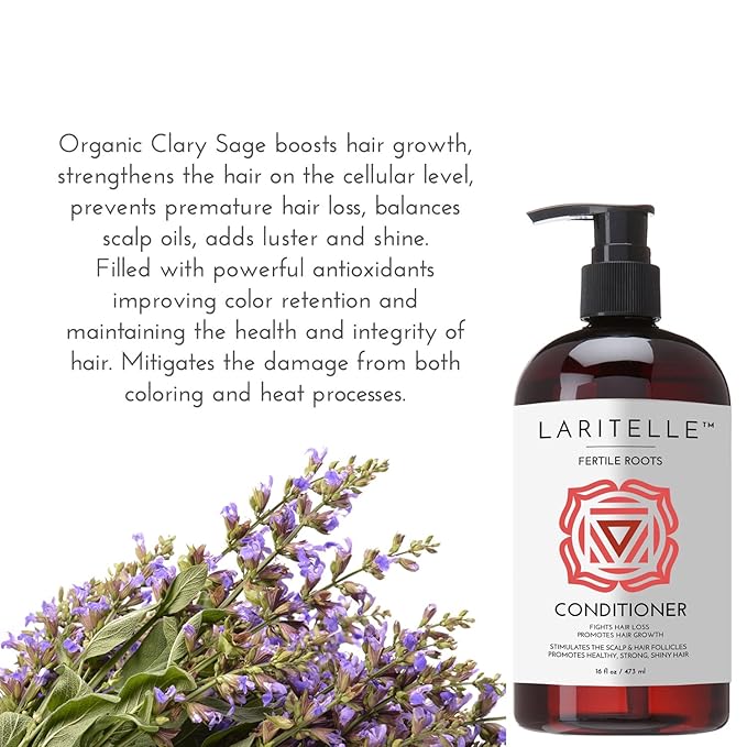 Organic Anti-Thinning Conditioner | Fortifying, Strengthening & Rejuvenating | Prevents Hair Loss and Shedding, Promotes New Hair Growth | Ayurvedic Herbs, Lavender, Ginger, Rosemary