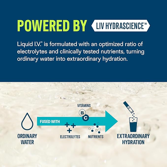 Liquid I.V.® Hydration Multiplier +Immune Support - Wild Berry Blend | Electrolyte Powder Drink Mix | 1 Pack (14 Servings)