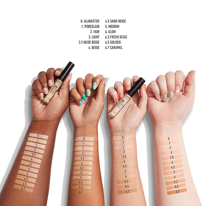 NYX PROFESSIONAL MAKEUP HD Studio Photogenic Concealer Wand, Medium Coverage - Glow
