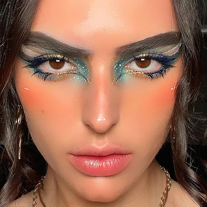 24 Shades Eyeshadow Palette - Festive Luxury Vibrant Bold Full-Color Pigment Long Lasting Matte Shimmer Eye shadow Palette (Malibu)