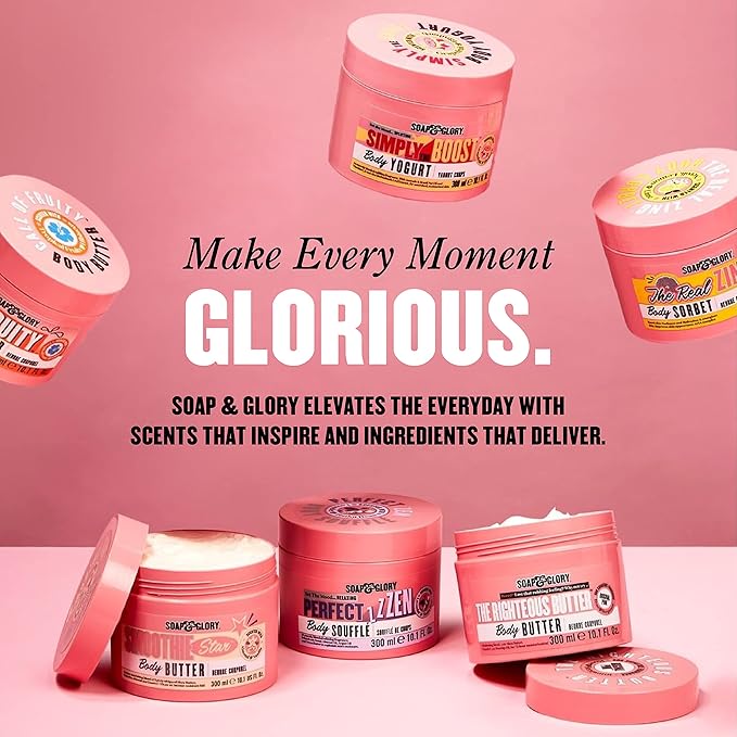 Soap & Glory Sexy Mother Pucker XXL Lip Gloss - Hydrating, Plumping Lip Gloss for Full, Volumized Lips - Lip Plumper Gloss + Chocolate Orange Scent with Vegan Formula in Clearvoyant (10ml)