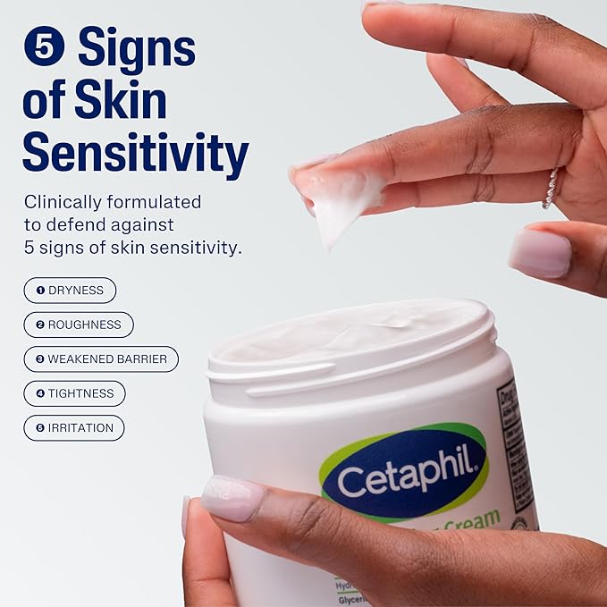 Cetaphil Face & Body Moisturizer, Hydrating Moisturizing Cream for Dry to Very Dry, Sensitive Skin, NEW 1 oz 12 Pack, Fragrance Free, Non-Comedogenic, Non-Greasy