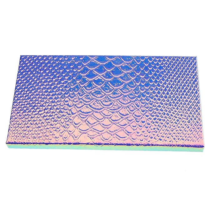 Large Empty Eyeshadow Makeup Box Magnetic Cosmetics Palette Fish Scale DIY Storage Tray Box Holder