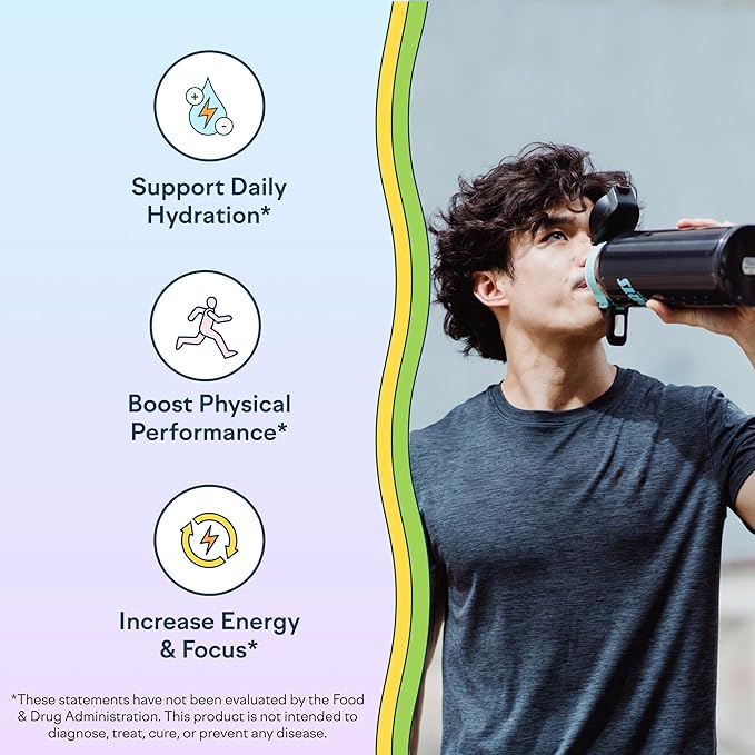 Feel Goods Hydration Hero, 1,000mg Electrolytes Powder, Sugar Free, Magnesium, Organic Aloe Vera, Organic Aloe, L Theanine, Vitamin C & B12, Non GMO, Keto, Vegan | Guava Fresca, 30 Servings