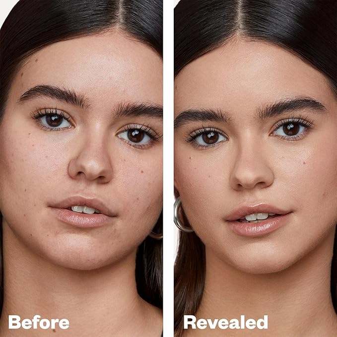 Kosas Revealer Skin-Improving Foundation with SPF 25 Protection - Hydrate, Brighten, Soothe, Plump, Protect Skin - Smoothing Texture, Natural Finish and Clean Formula - Light+ Cool 180