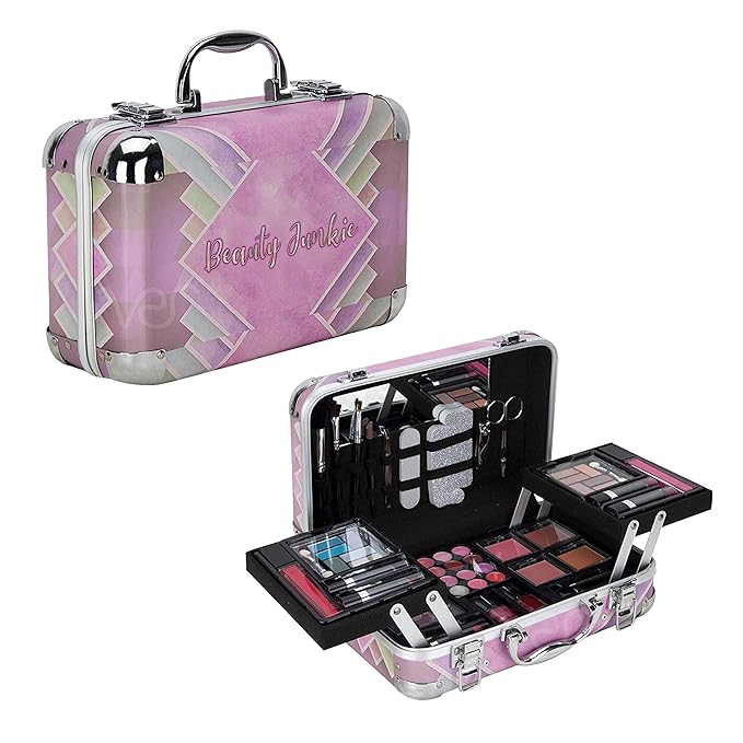 Starter Carry-All Teen Makeup Kit Gift Set, Pink, 1 Count