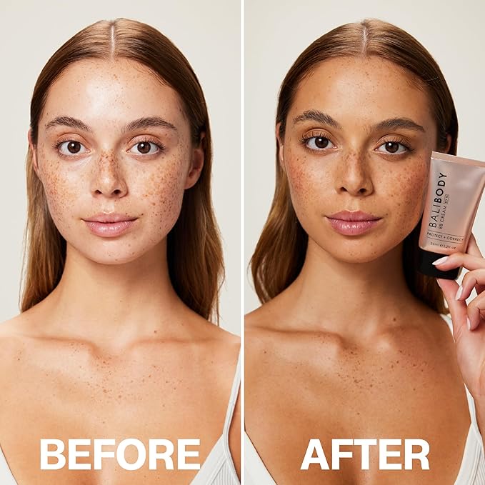 Bali Body BB Cream SPF15 - Tan Shade | Tinted Sheer Face Cream with Hyaluronic Acid & Marine Collagen | Paraben Free, For All Skin Types | Vegan, Cruelty Free Australian Made (35 ml/1.2 fl oz)