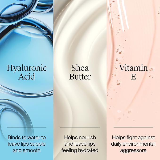 Neutrogena Hydro Boost Hyaluronic Acid, Unscented Lip Balm Leaves Lips Feeling Hydrated, Sheer Ice Nude Lip Balm with a Sweet Sugar Flavor, Fragrance Free, 0.5 oz (Pack of 2)
