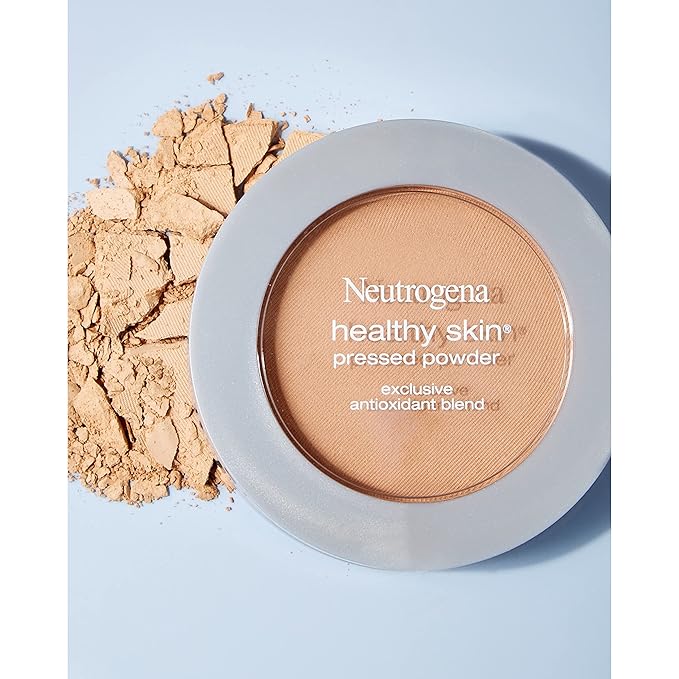 Healthy Skin Pressed Powder Compact | Bundled with Westlake Art Makeup Cleansing Cloth - Fair Shade, Antioxidant & Pro Vitamin B5, Flawless & Natural Finish, Non-Comedogenic [Pack of 2]