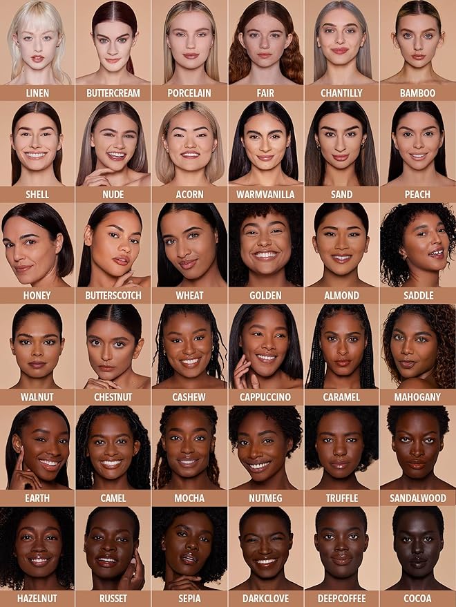 SHEGLAM SKin-Focus Full Coverage Powder Foundation Oil-Control Lightweight Face Pressed Powder Makeup-Golden