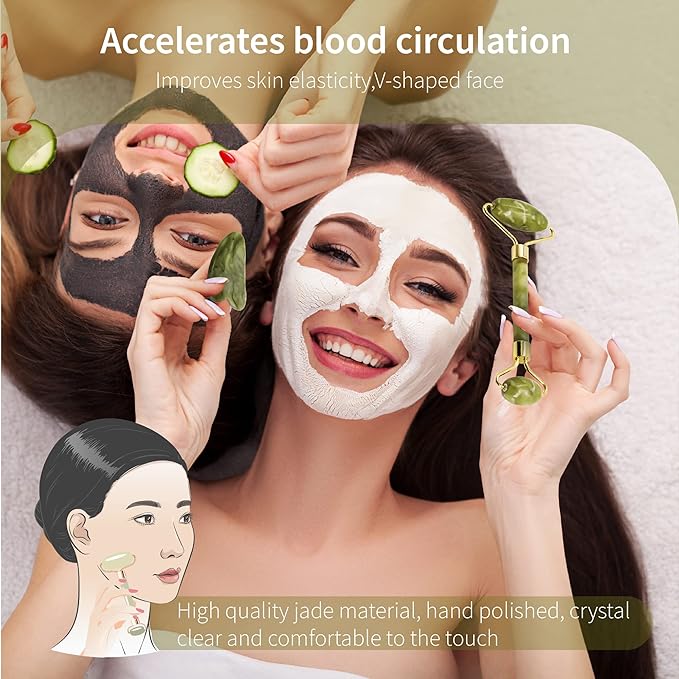 Ice Roller Face Cube Mold Face Ice Pack Beauty Skin Care Tool Facial Ice Roller for Face Gua Sha and Eyes Cube Massager (Z-Dark Green)
