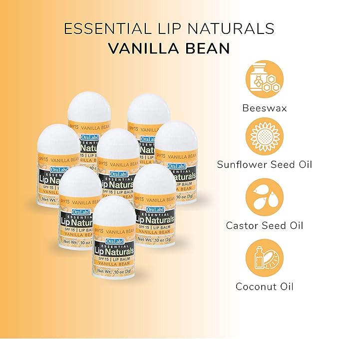 Lip Naturals® Mini Balms: 3 Flavors, SPF-15, 50ct