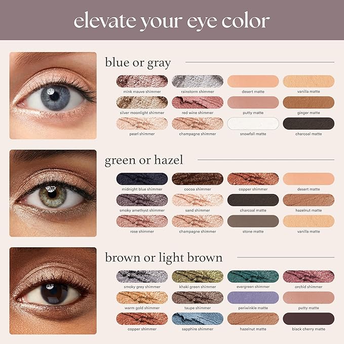 Julep Eyeshadow 101 Cream-to-Powder Waterproof Shadow Stick – Clove Shimmer – Long-Lasting, Crease-Proof, Peach Brown Shimmer Cream Eyeshadow with Built-in Smudger