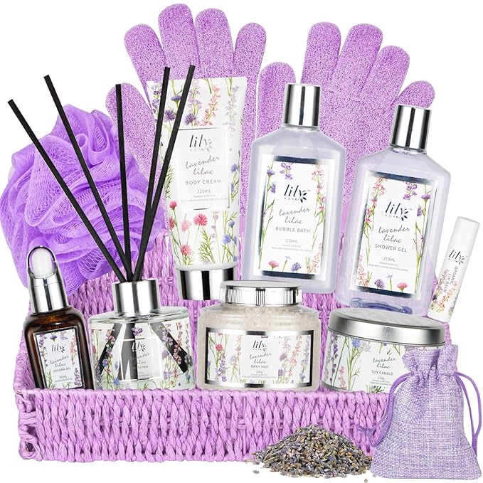 Mothers Day Gifts for Mom - Ultimate 14-Piece Aromatherapy Bath & Body Gift Set, Spa Gift Basket, Bath Collection with Bath Bomb | Christmas Birthday Gift, Perfect Present for Her & Mom All Occasions
