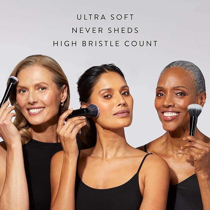 LAURA GELLER NEW YORK Baked Balance-n-Brighten Foundation with Kabuki Brush Makeup Set, Golden Medium