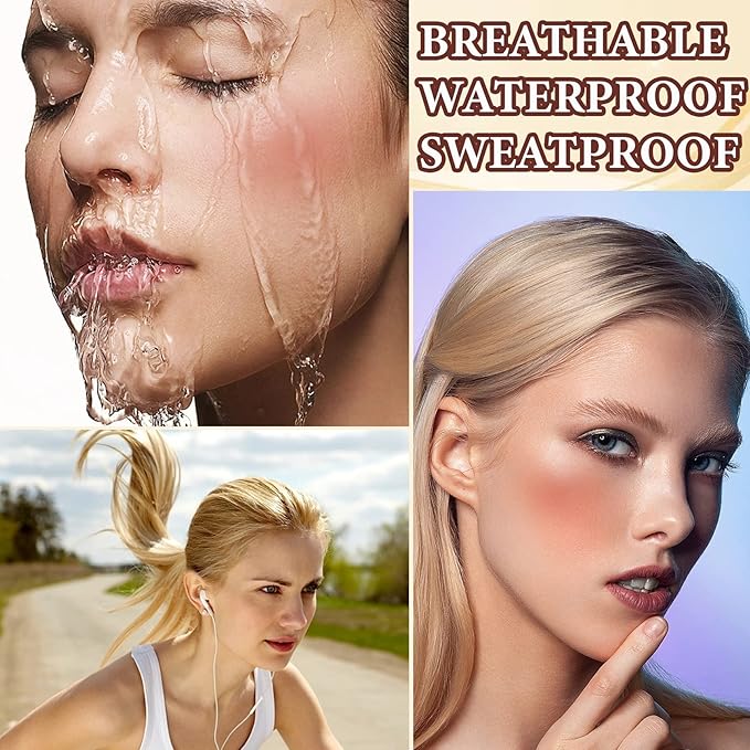 Liquid Contour Beauty Wand,Stick with Cushion Applicator,Cream Contour,Long Lasting Smoothly Moisturizng Silky Contour Stick Blush Stick