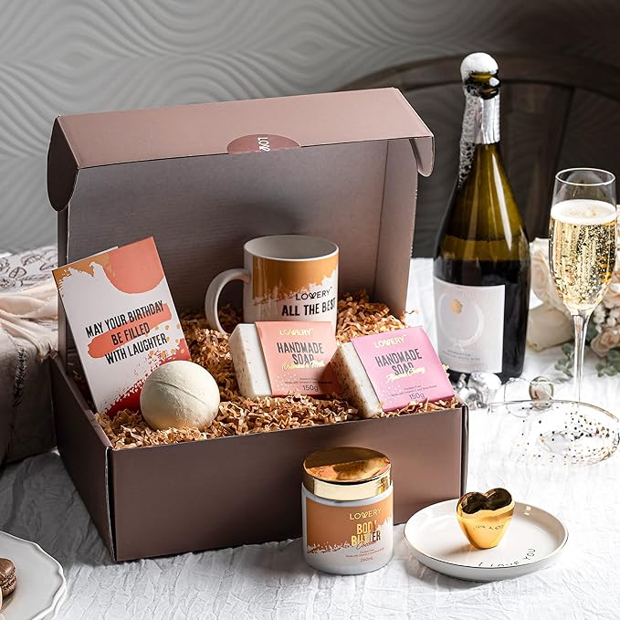 Gift for Women, Personalized Gifts for Her, Funny Thank You Gift, Inspirational Gifts for Female Wife Mom Sister Coworker Mother Best Friend Girlfriend, Unique Happy Birthday, Spa Gift Set