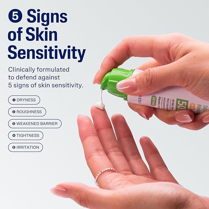 Cetaphil Daily Facial Moisturizer SPF 50, 1.7 Fl Oz (Pack of 2), Gentle Facial Moisturizer For Dry to Normal Skin Types, No Added Fragrance, Dermatologist Recommended (Packaging May Vary)