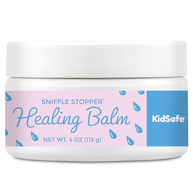 Plant Therapy KidSafe Sniffle Stopper Healing Balm 4 oz Pure, & Natural Healing Balms