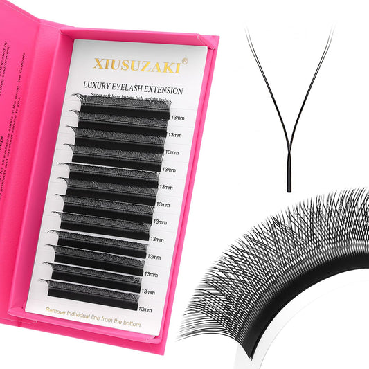Lash Extensions YY Eyelash Extensions 0.07mm Thickness D Curl Lashes Mix 8-15mm YY Lashes Soft Lash Trays Pestañas Pelo a Pelo Natural Matte black False Eyelashes Individual Lashes(YY-0.07-D,8-15mm)