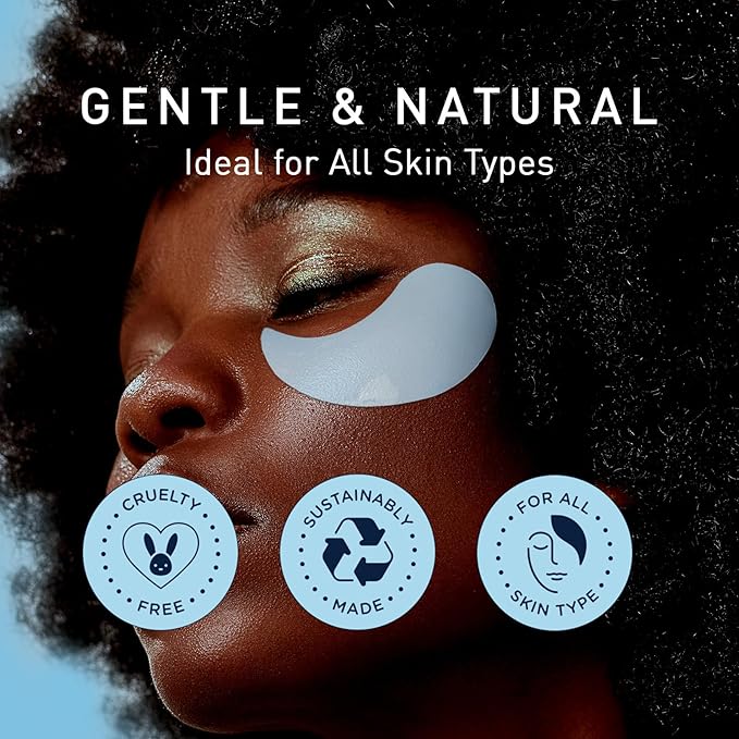 Enaskin Naturals Under Eye Patches for Dark Circles: 60 Pairs Retinol Collagen Eye Gels Mask - Reduce Wrinkles Puffy & Bags - Skin Treatment Pads - Anti Aging Moisturizer For Women (Blue 2 Pack)