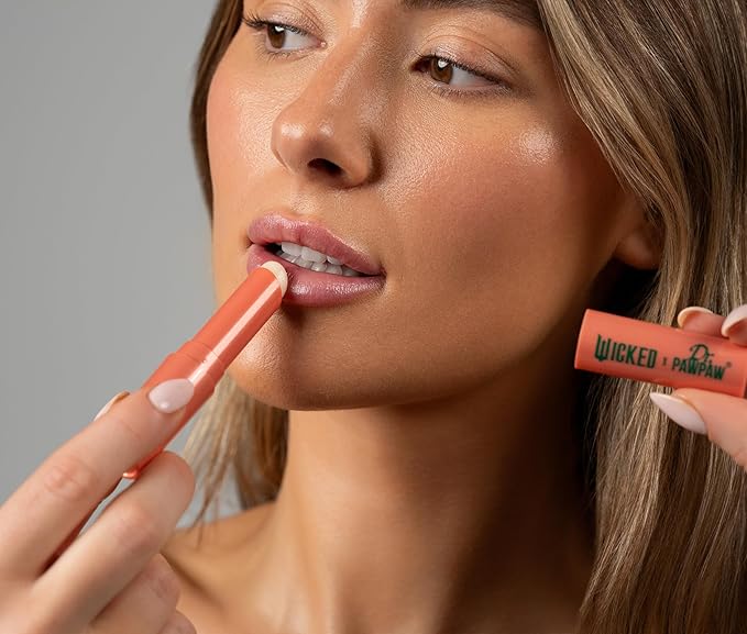 Dr. PawPaw Wicked Glimmer Lip Balm - Moisturizing, Shimmer Tinted Lip Balm for Women - Vegan, Nourishing, Hydrating - 0.1 oz