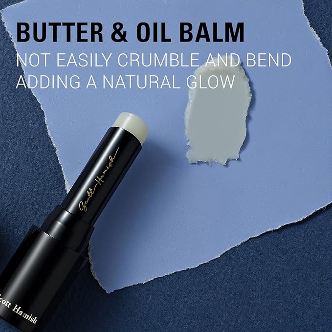 Courage Lip Balm – Hydrating Lip Balm for Men - Shea Butter & Cica to Moisturize & Soothe Dry, Chapped Lips – Anti Aging Lip Moisturizer to Restore Radiance and Improve Softness of Lips, 0.12oz.