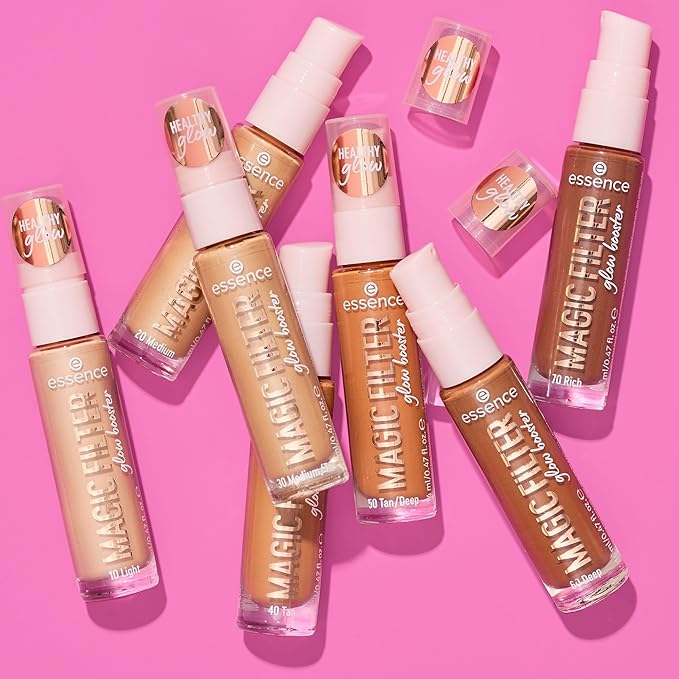 essence | Magic Filter Glow Booster | Complexion Perfector for a Radiant, Soft Focus Effect | Vegan & Cruelty Free