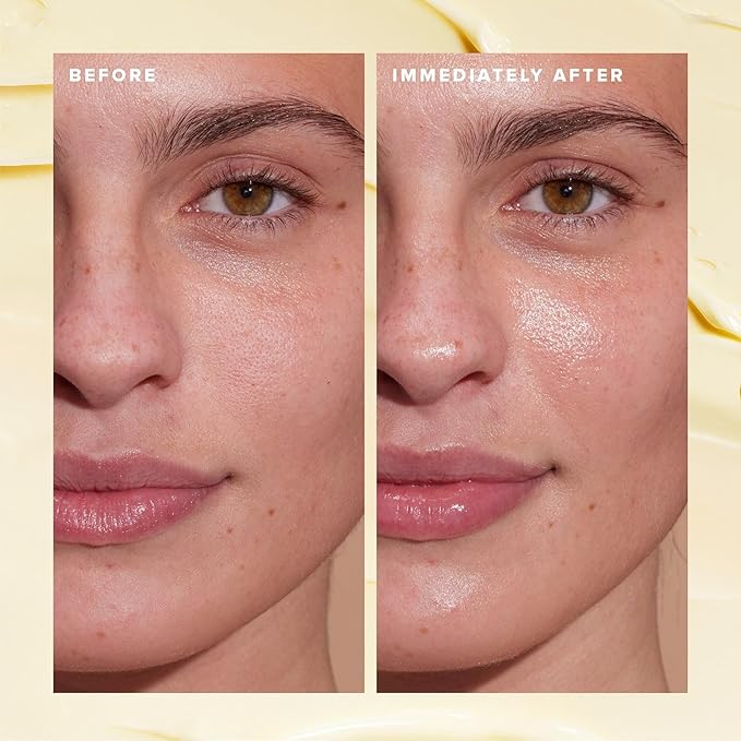 Farmacy Ceramide Face Moisturizer - Honey Halo Hydrating Facial Moisturizer for Dry Skin - Plumps, Soothes + Restores Skin with Potent Ceramides + Buckwheat Honey for a Dewy, Healthy Glow (100ml)
