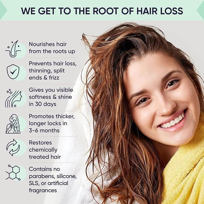 Moerie Hair Growth & Repair Mask - Restorative, Vegan-Friendly Treatment for Longer, Thicker, Fuller Hair - 100ml