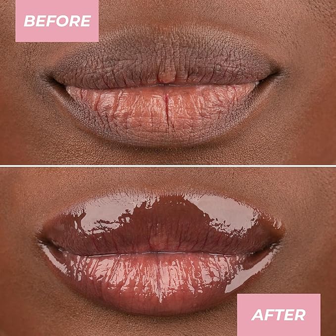 MCoBeauty Lip Oil Hydrating Treatment, Pink Lady, Moisturizing Shine for Naturally Beautiful Lips, Vegan, Cruelty Free Cosmetics