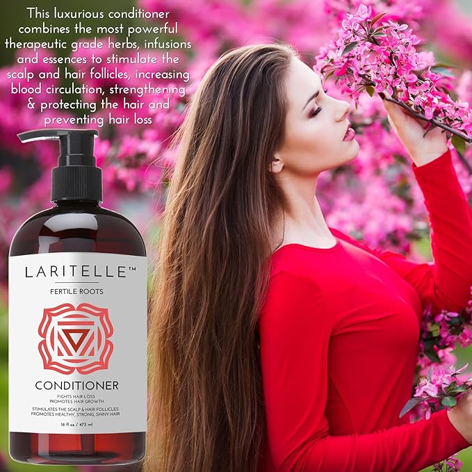 Organic Anti-Thinning Conditioner | Fortifying, Strengthening & Rejuvenating | Prevents Hair Loss and Shedding, Promotes New Hair Growth | Ayurvedic Herbs, Lavender, Ginger, Rosemary