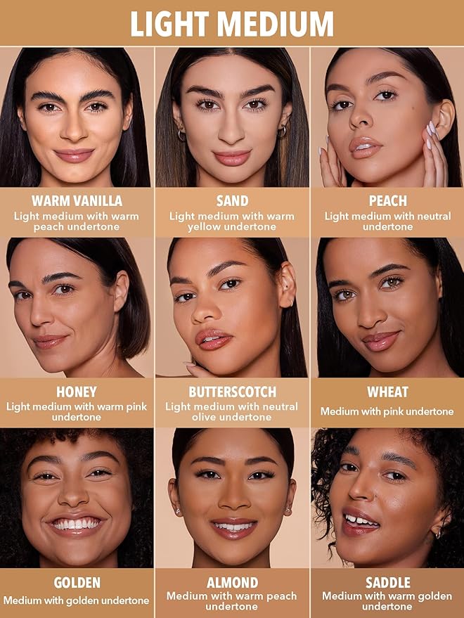 SHEGLAM SKin-Focus Full Coverage Powder Foundation Oil-Control Lightweight Face Pressed Powder Makeup-Wheat