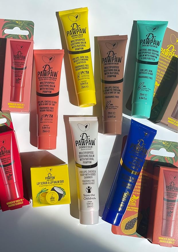 Overnight Lip Mask - Multi-Purpose Balm, Natural Pawpaw & Peptides Smooth Skin, Cracked Lips, Vegan, Ethical Beauty & Fregrance Free (10 ml)