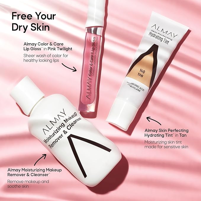 Almay Hydrating Liquid Foundation Tint, Lightweight with Light Coverage, Naturally Dewy Finish, Hypoallergenic, Dermatologist TestedFragrance Free, 120 Beige, 0.94 fl oz.