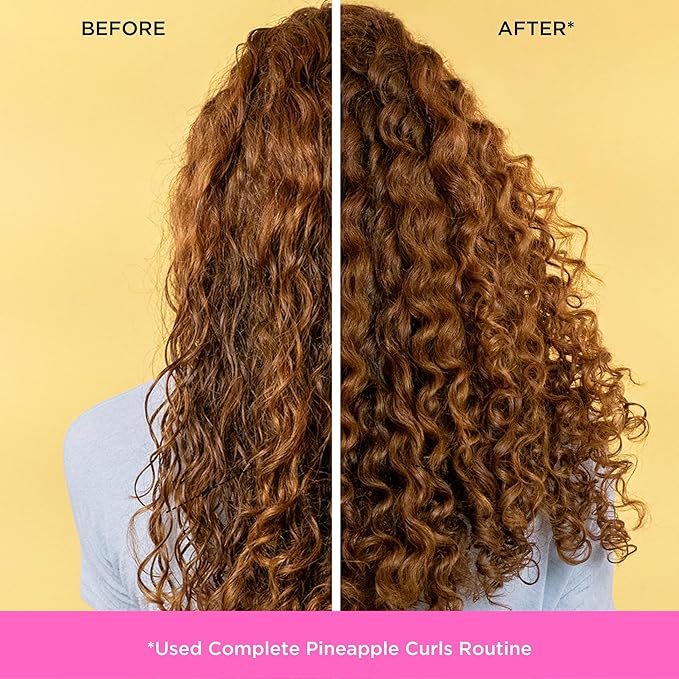 Pacifica Pineapple Curls Refresher Mist Frizz Control Spray & Curly Hair Enhancing -w/Hyaluronic Acid Vitamin B5 & Natural Plant Oils Revitalizes Curls - Vegan Cruelty Free Dermatologist Tested