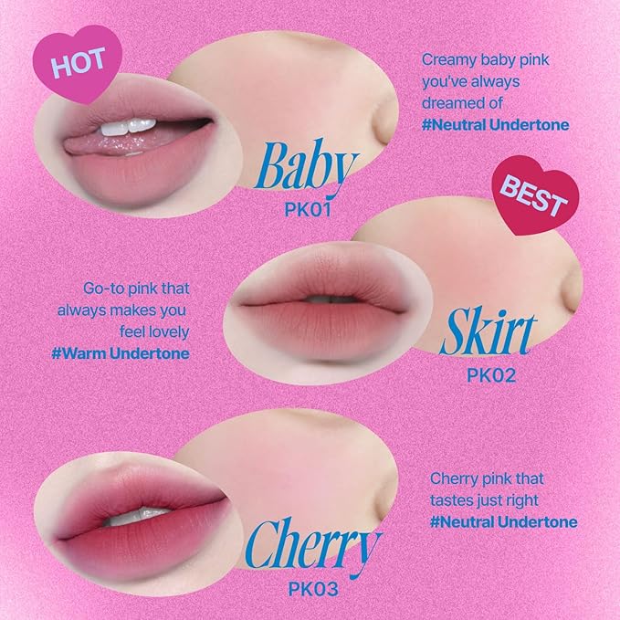 Lip&Cheek Blurry Pudding Pot | Blushed Moment - Crush | Makeup Blush, Buildable Lightweight, Multi-Use Soft Matte Finish | 5g