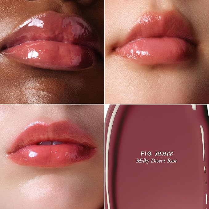 EADEM Le Chouchou Lip Softening Balm, Lip Gloss for Women, Lip Plumper & Lip Mask, Overnight Hydrating & Moisturizing Luxury Lip Balm, 0.5 oz, Fig Sauce