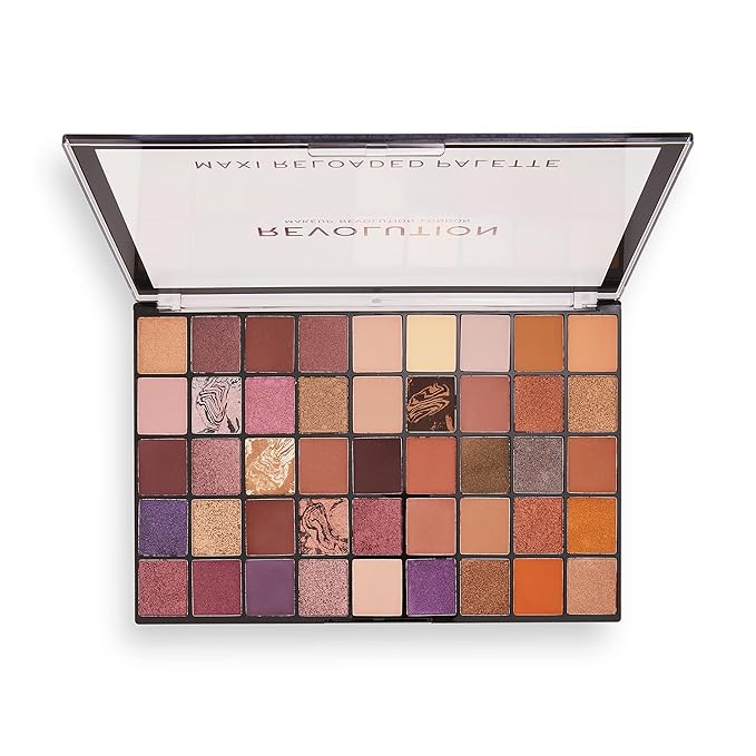Makeup Revolution, Maxi Reloaded, Infinite Bronze, Eyeshadow Palette, 45 Shades, 60.8g