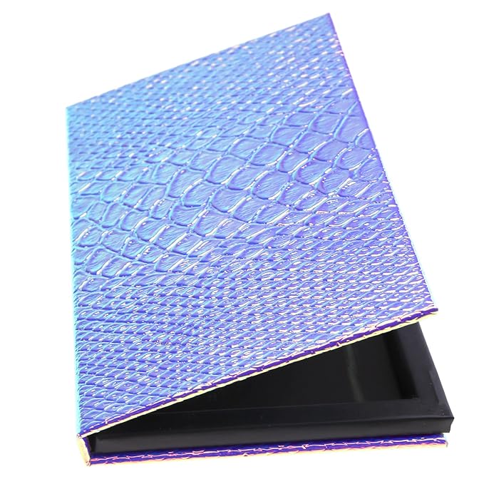 Large Empty Eyeshadow Makeup Box Magnetic Cosmetics Palette Fish Scale DIY Storage Tray Box Holder