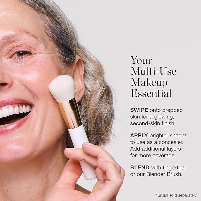 Ogee Sculpted Complexion Foundation Stick (Birch 0.25N - Fair, Neutral Undertones) Full Coverage Foundation Makeup - Instantly Balance & Even Complexion - 70% Organic Ingredients